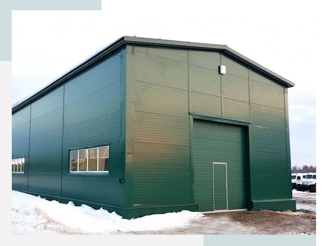 Двускатные ангары в Улан-Удэ