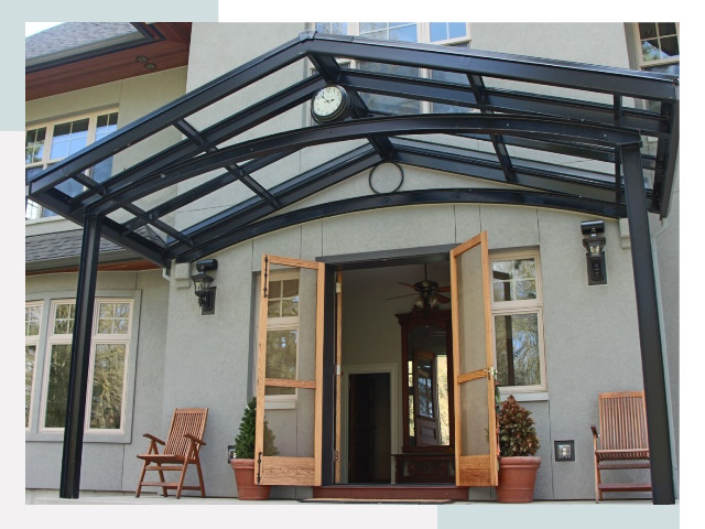 Козырьки металлические в Улан-Удэ