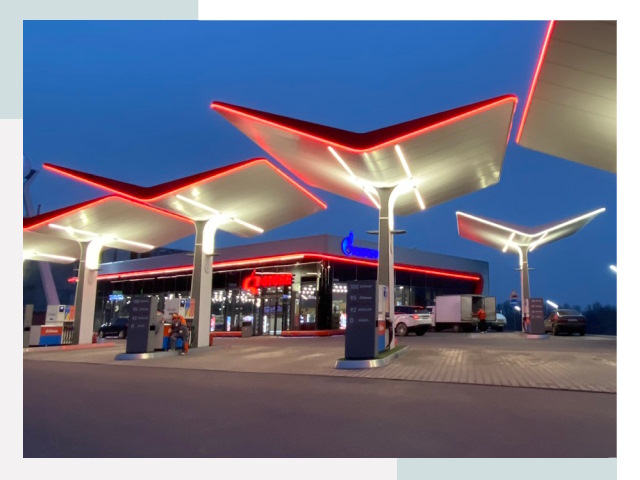 Навесы для АЗС в Улан-Удэ