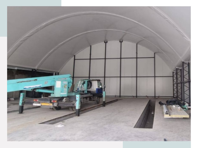 Внутреннее оснащение ангаров в Улан-Удэ