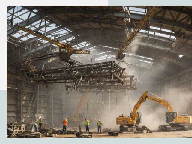 Демонтаж ангаров в Улан-Удэ от 615 руб. за м²